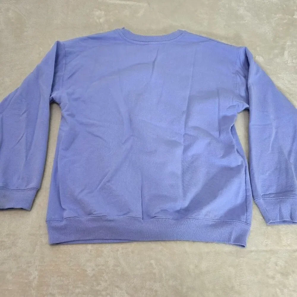 Disney 101 Dalmatians Crew Neck Sweatshirt Lavender Size S Women's Long Sleeve - Picture 8 of 11